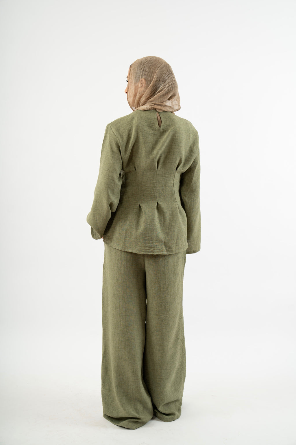 Snatched Waist Set in Olive