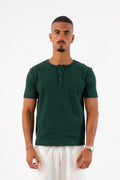 Classic Henley in Olive