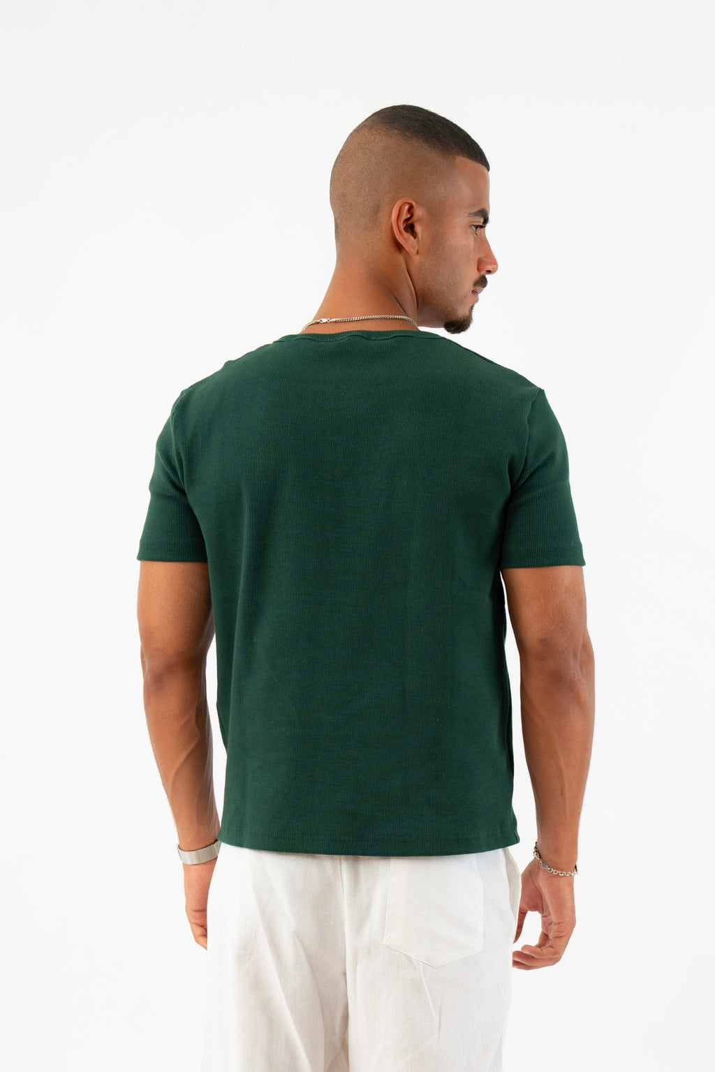 Classic Henley in Olive