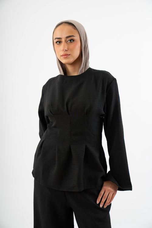 Snatched Waist Set in black