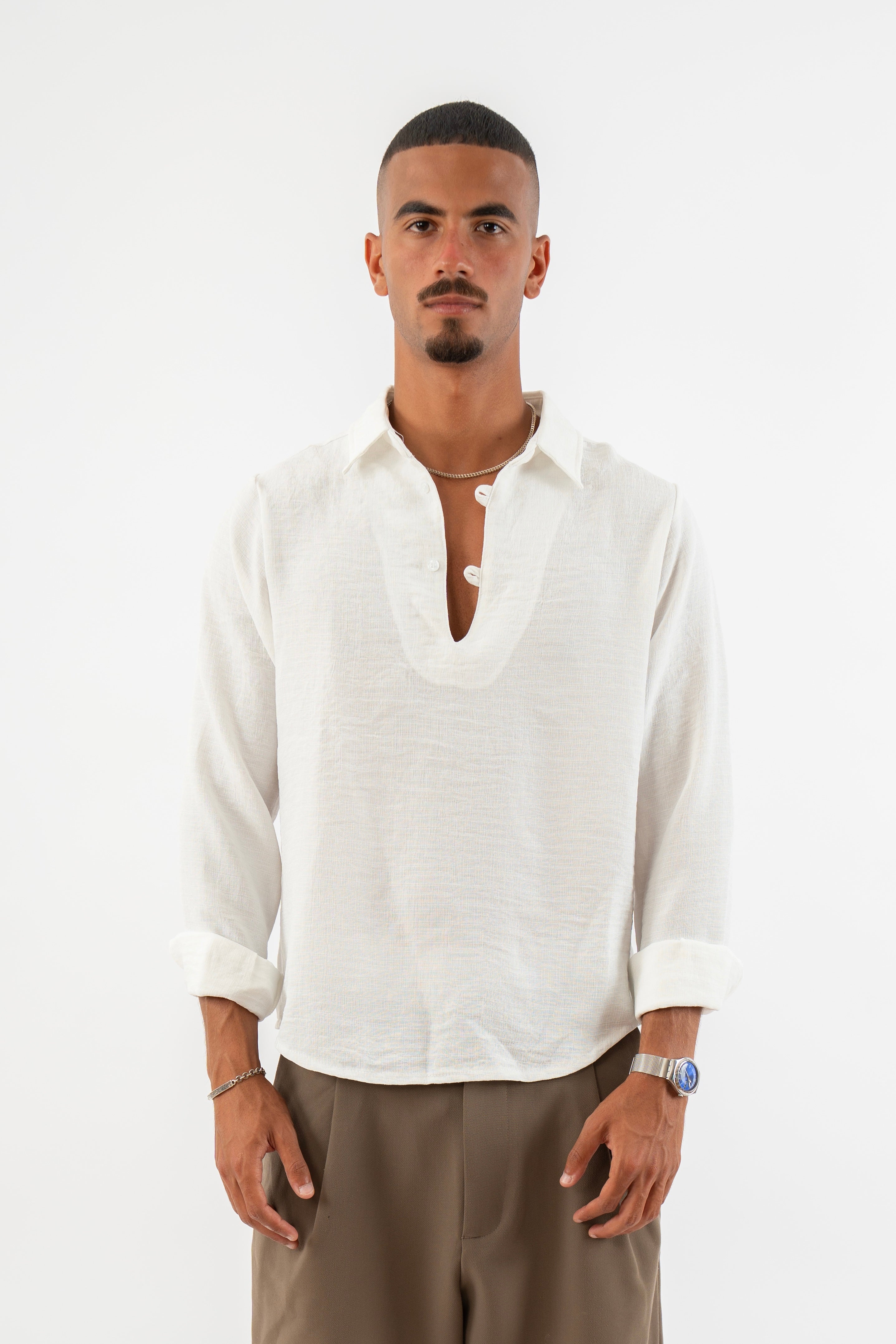 The Coastal Shirt in White