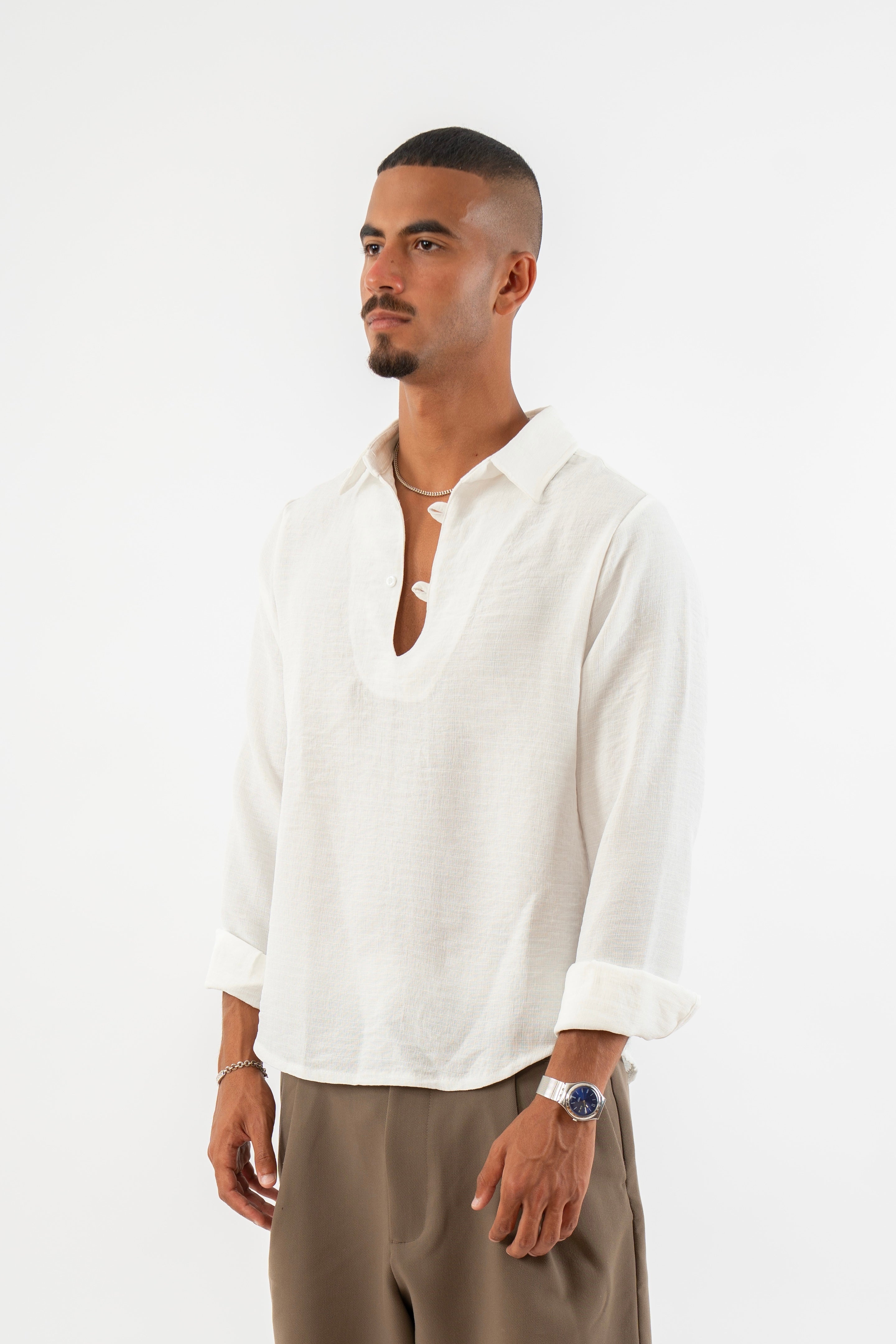 The Coastal Shirt in White