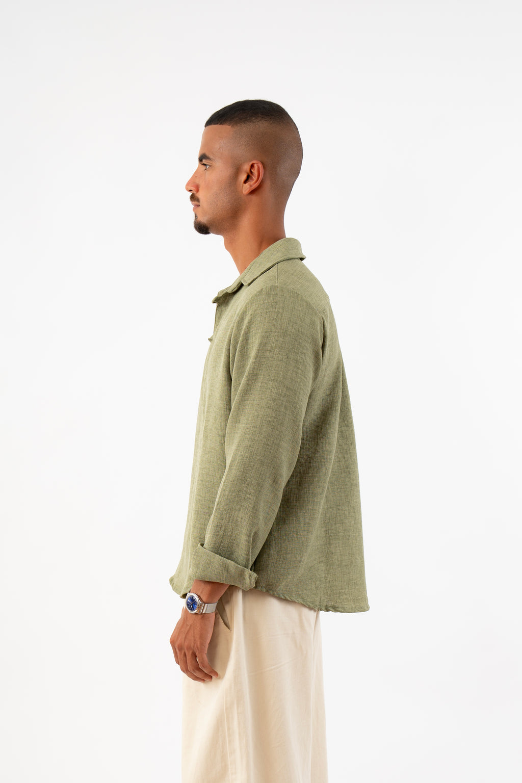 The Coastal Shirt in Olive