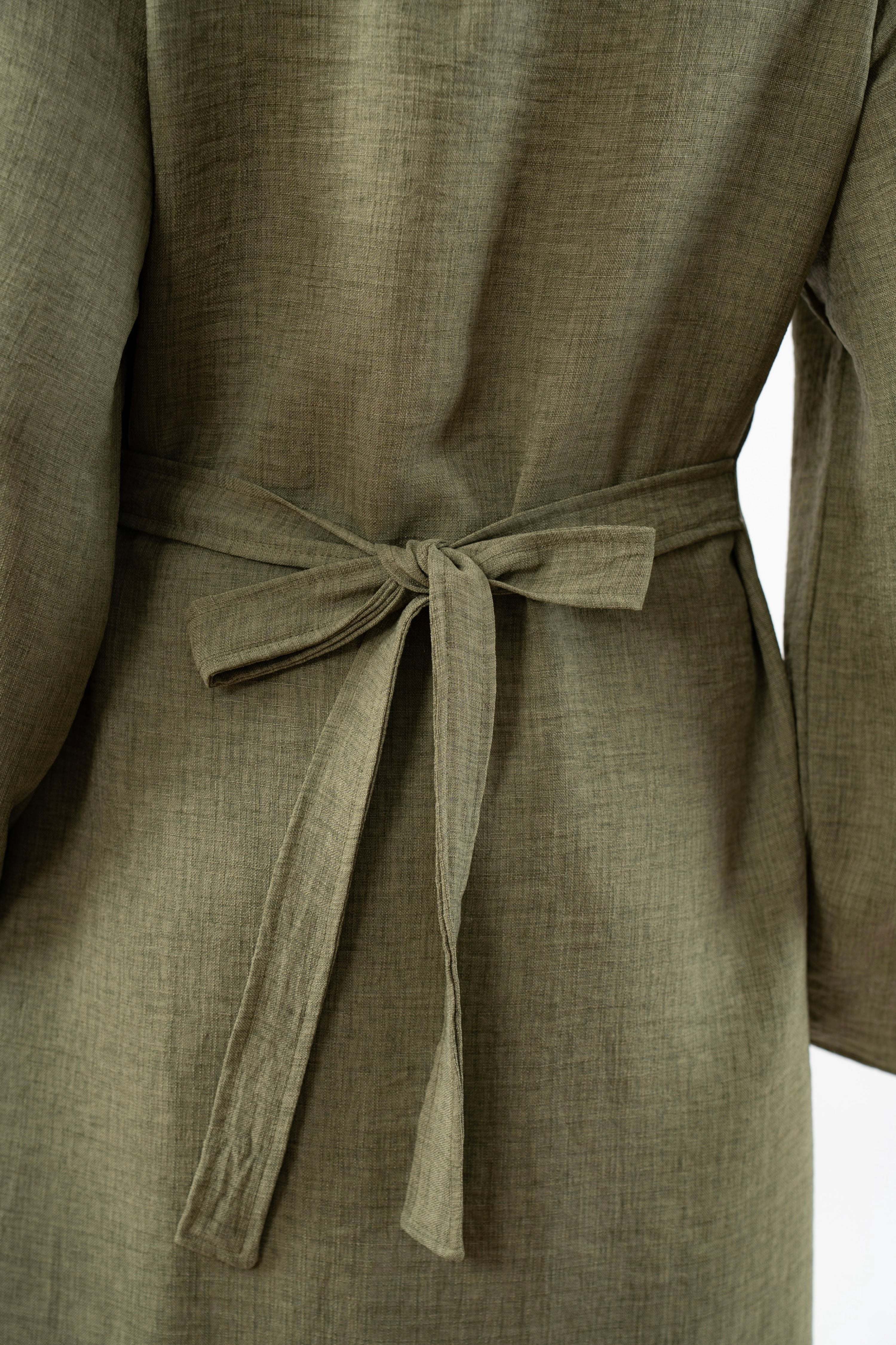 The Japanese Kimono in Olive