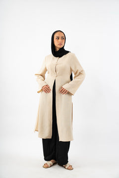 The Japanese Kimono in Beige